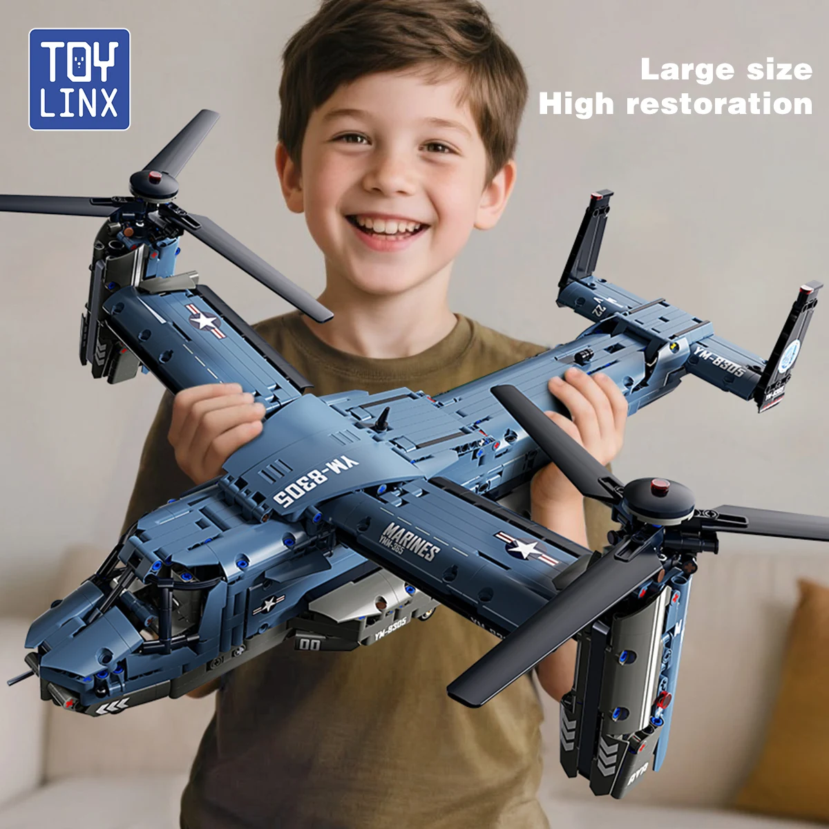 Jjrc Drone X12 - Militär V-22 Osprey Tiltrotor Bausteine Set